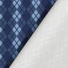 Baumwolljersey Argyle-Muster – marineblau/helljeansblau,  thumbnail number 4