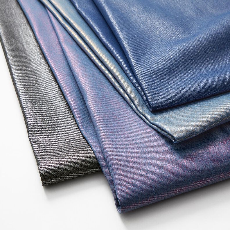 Denim Stretch Metallic – schwarz/silber metallic,  image number 5