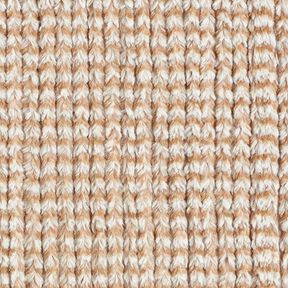 Kunstfell Grobstrick-Optik – beige, 