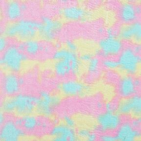 Kuschelfleece Regenbogen Farbverlauf – weiss/Farbmix, 