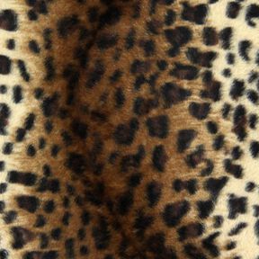 Tierfellimitat Leopard – beige | Reststück 100cm, 