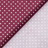 Baumwollpopeline Mini Polka Dots – bordeauxrot/weiss,  thumbnail number 4