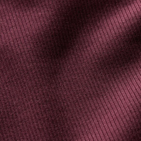 Feinripp Baumwolljersey – merlot, 