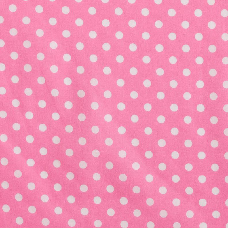 Baumwollpopeline Polka Dots – rosa/weiss,  image number 1