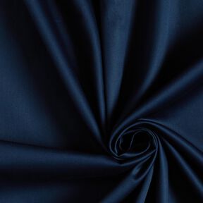 Baumwollsatin Uni – schwarzblau, 