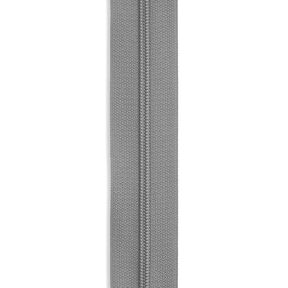 Endlosreißverschluss [5 mm] Kunststoff – grau, 