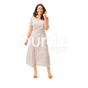 Plus-Size Kleid | Burda 6680 | 46-60, 