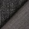 Strickjacquard abstrakter Fischgrat – grau/schwarz,  thumbnail number 4