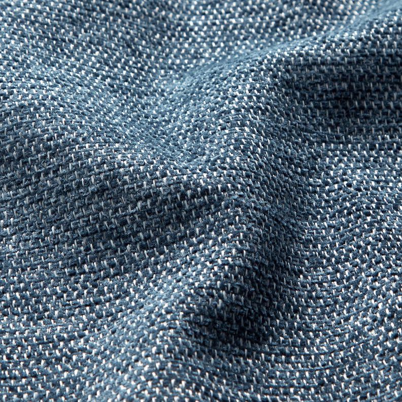 Polsterstoff Chenille Melange – blau/silbergrau,  image number 2