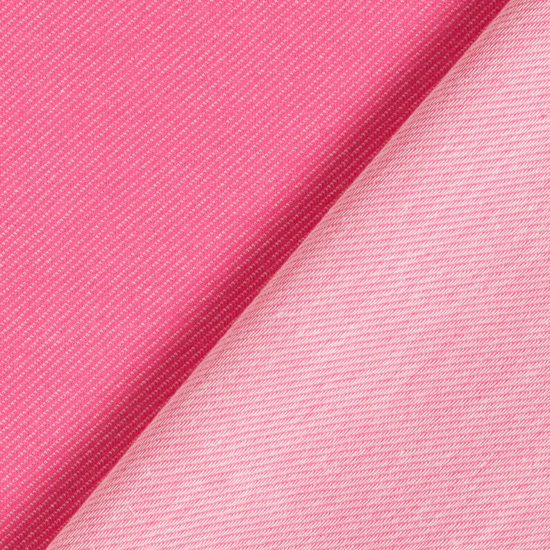 Baumwolljersey Jeans-Optik – neonpink,  image number 3