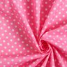 Baumwollpopeline Polka Dots – rosa/weiss,  thumbnail number 3