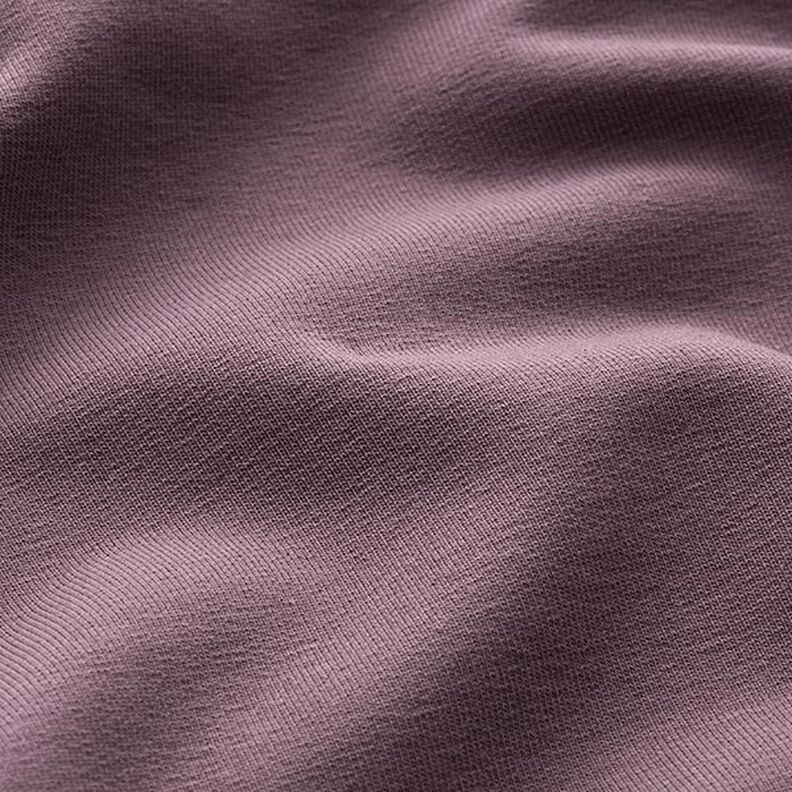 Leichter French Terry Uni – aubergine,  image number 4