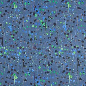 Softshell verlaufende Klekse Digitaldruck – jeansblau/grasgrün, 