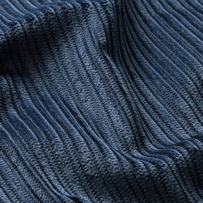 Fancy Cord breit und schmal – marineblau, 