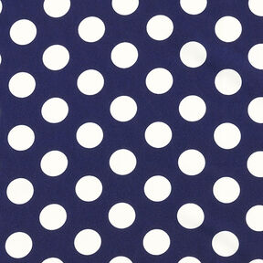 Kreppgewebe Polka Dots [2,5 cm] – marineblau, 