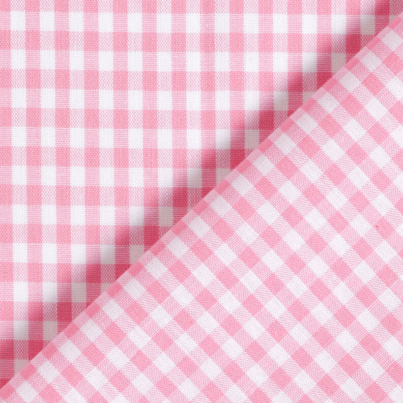 Baumwollstoff Vichykaro 0,5 cm – rosa/weiss,  image number 4