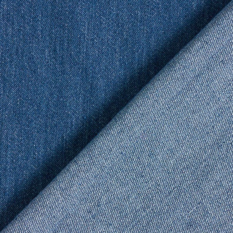 Leichter Stretch-Denim recycelt – jeansblau,  image number 4