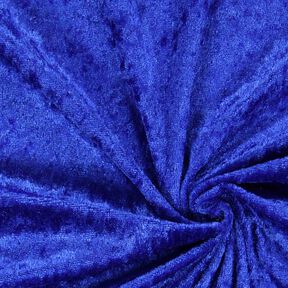 Pannesamt – königsblau | Reststück 50cm, 