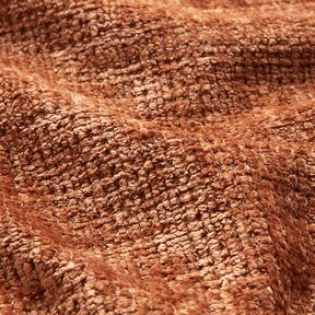 Polsterstoff Chenille Uni – bronze, 