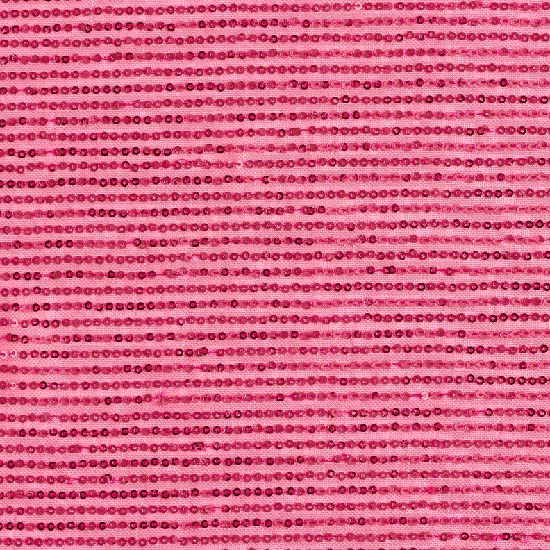 Paillettenstoff Längsstreifen – intensiv pink,  image number 1