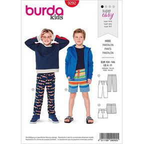 Hose | Burda 9292 | 104-146, 