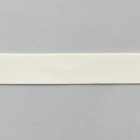 Schrägband Bio-Baumwolle [20 mm] – wollweiss, 