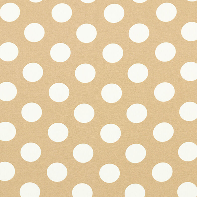 Kreppgewebe Polka Dots [2,5 cm] – beige,  image number 1