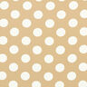 Kreppgewebe Polka Dots [2,5 cm] – beige,  thumbnail number 1