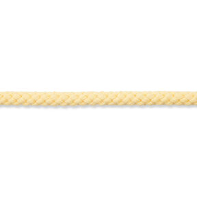 Baumwollkordel [Ø 7 mm] – vanillegelb, 