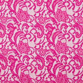 Bouclé-Spitze Blumen – intensiv pink, 