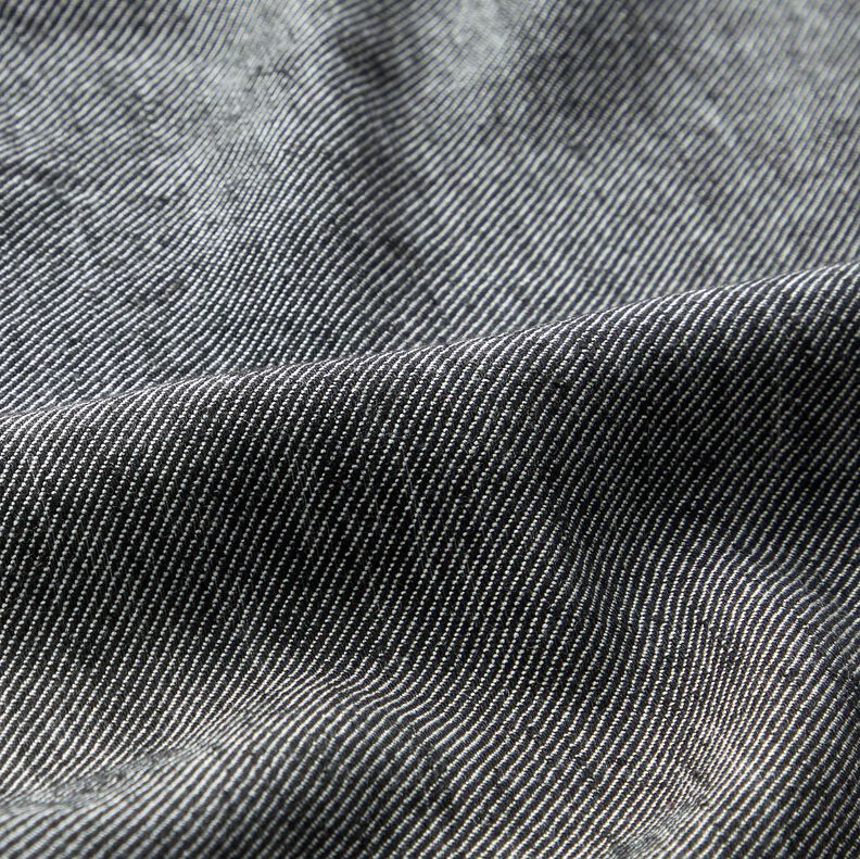 Viskose-Leinen Twill – schwarz,  image number 2