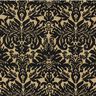 Jacquard Jersey Ornamente – gold metallic/schwarz,  thumbnail number 1