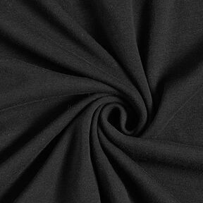 Alpenfleece Kuschelsweat Uni – schwarz, 