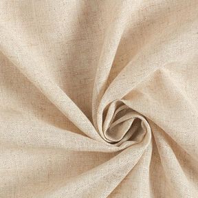 Dekostoff Voile Lurex – natur/silber, 