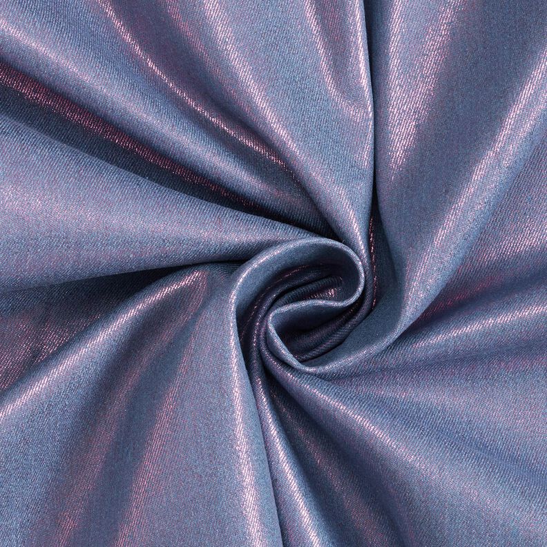 Denim Stretch Metallic – blaugrau/intensiv pink,  image number 1