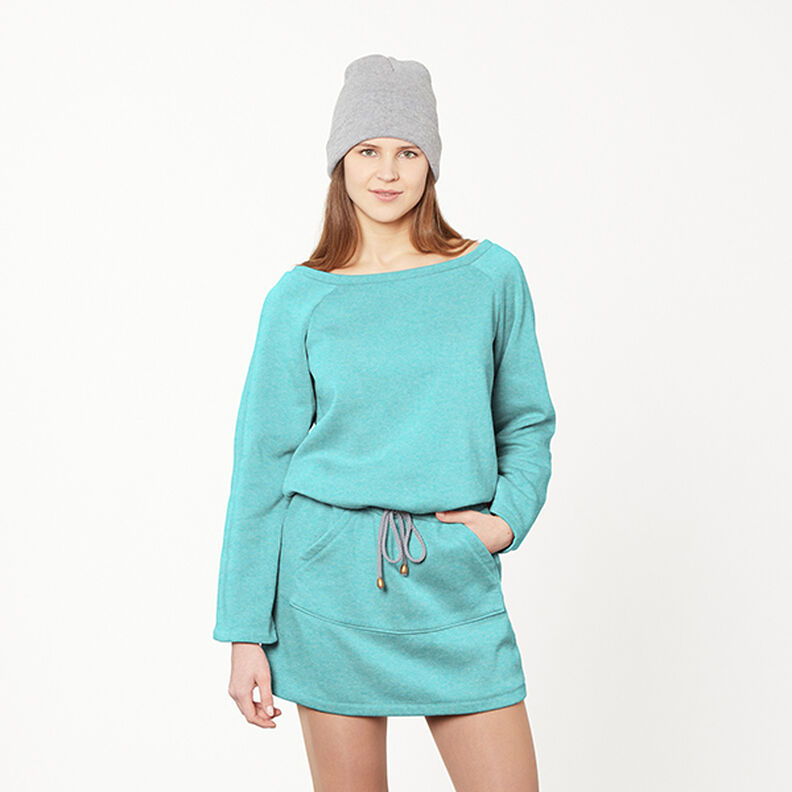 Sweatshirt Melange Hell – mint,  image number 6