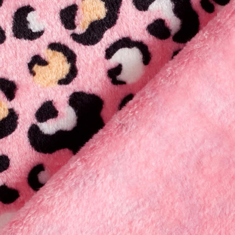 Kuschelfleece Leomuster – rosa,  image number 4