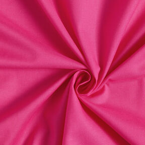 Baumwollstoff Cretonne Uni – intensiv pink, 