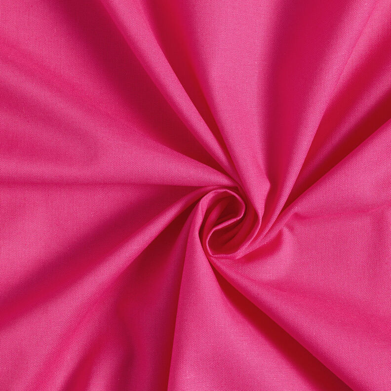 Baumwollstoff Cretonne Uni – intensiv pink,  image number 1