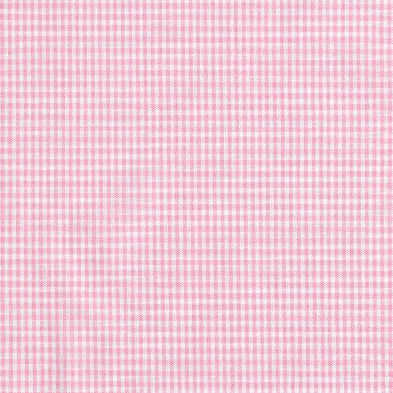 Baumwollstoff Vichykaro 0,2 cm – rosa/weiss,  image number 1