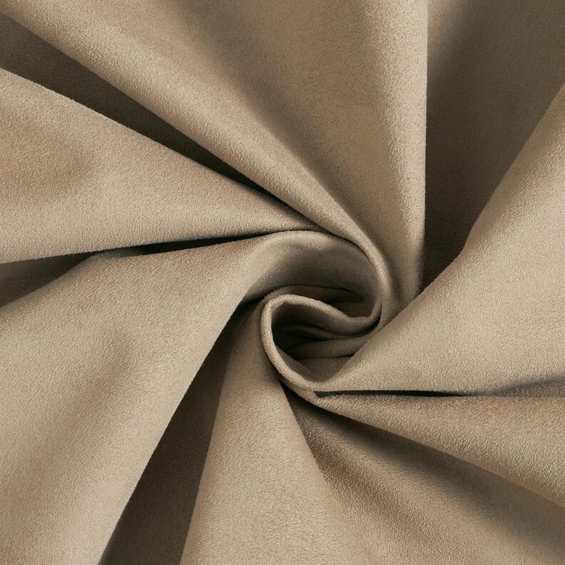 Polsterstoff Nubuk-Imitat – taupe,  image number 1