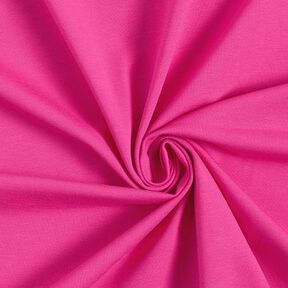 Baumwolljersey Medium Uni – intensiv pink, 