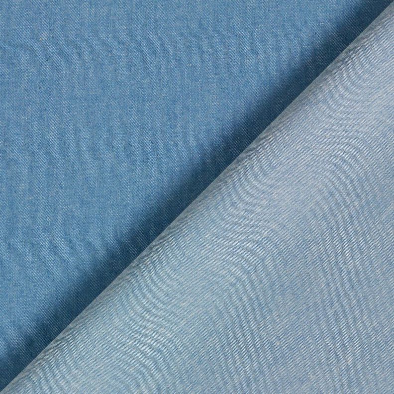 Baumwoll-Denim leicht – hellblau,  image number 3