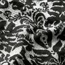 Jacquard Jersey Ornamente – silber metallic/schwarz,  thumbnail number 2