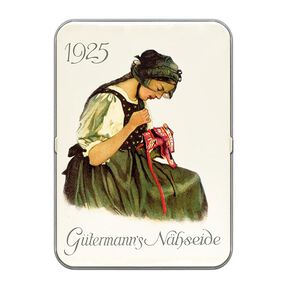 Nähfaden-Set Allesnäher Nostalgiebox 1925 [8 Spulen je 100 m | 13 x 9 x 2 cm ] | Gütermann, 