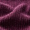 Glitzer-Chenille – aubergine/silber metallic,  thumbnail number 2