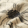 Dekostoff Halbpanama gezeichnete Blumen – anemone/schwarz,  thumbnail number 2