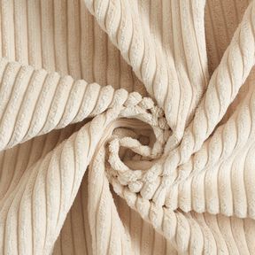 Polsterstoff weicher Cord – hellbeige, 