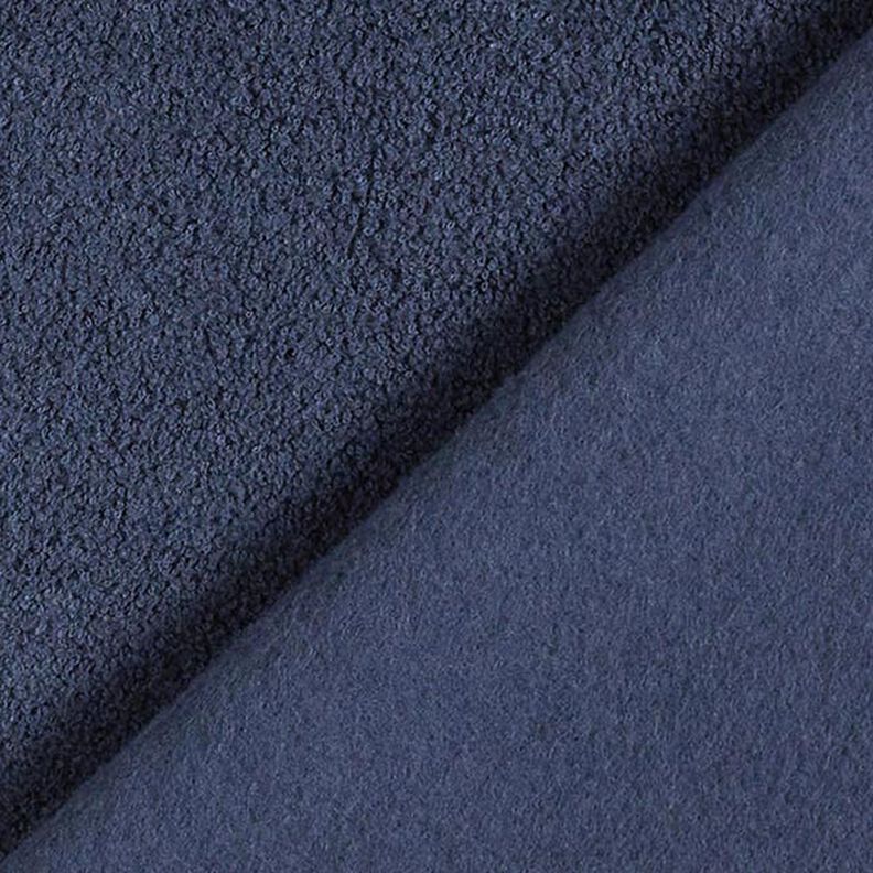 Baumwolle Sweat Terry Fleece – marineblau,  image number 3