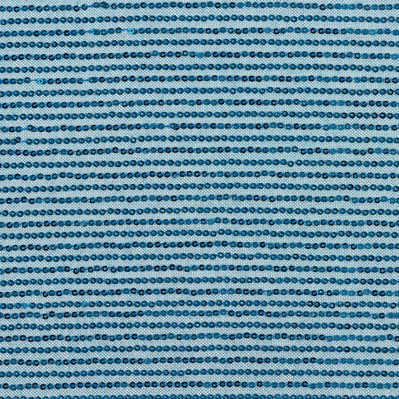 Paillettenstoff Längsstreifen – marineblau,  image number 1